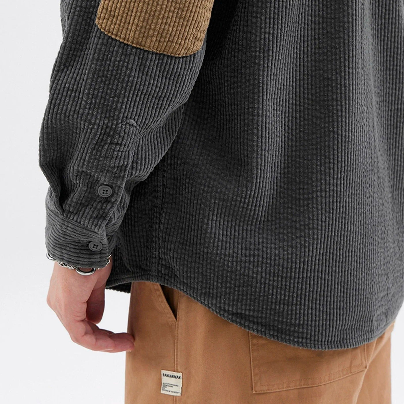 Augusto -  Herrenhemd Langarm aus Kordstoff – Bequeme Hemden für Herren, Ideal für Jede Gelegenheit