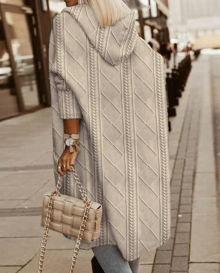 Avelena | Stilvolle Bequemlichkeit Langer Cardigan