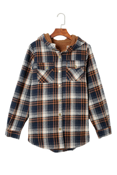 Kariertes mit Kapuze | Flauschige Wärme | Casual Stil