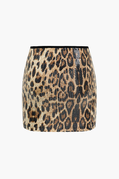 Savanna | Leo-Print Top & Minirock – Ein Statement-Look für selbstbewusste Frauen