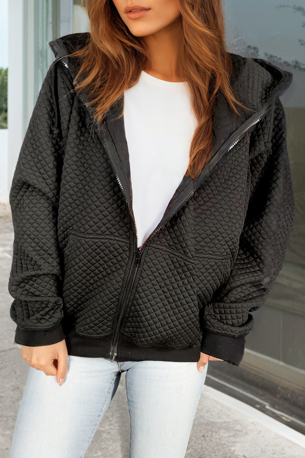 Gesteppte Kapuzenjacke | Bequeme Passform | Modern & Funktional