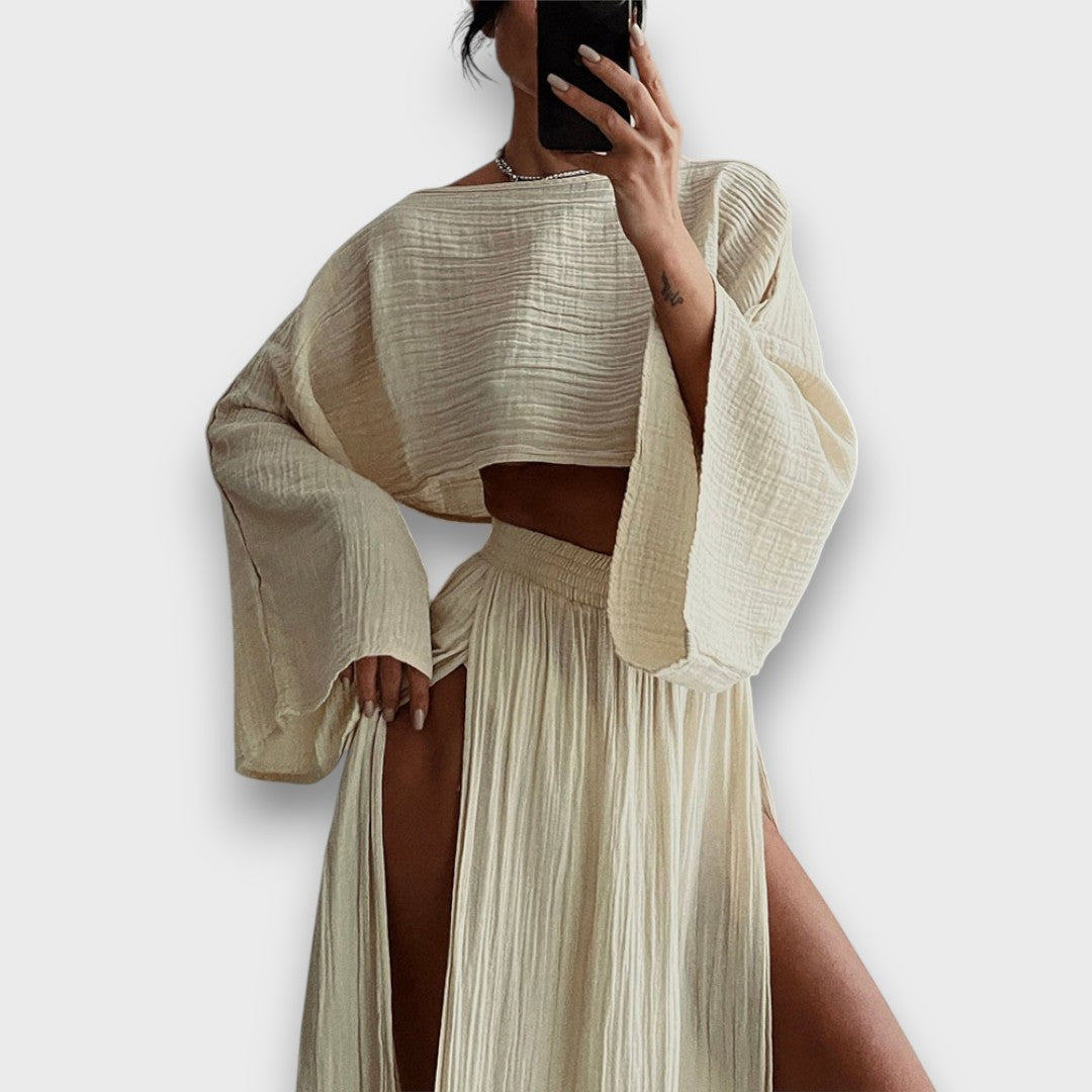 Elise – Lockeres Leinen-Set