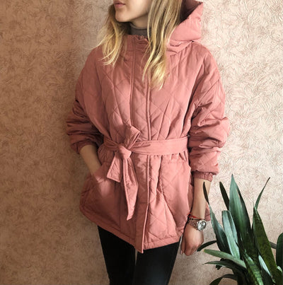 Steppjacke mit Gürtel | Leicht & Stilvoll | Winterkomfort
