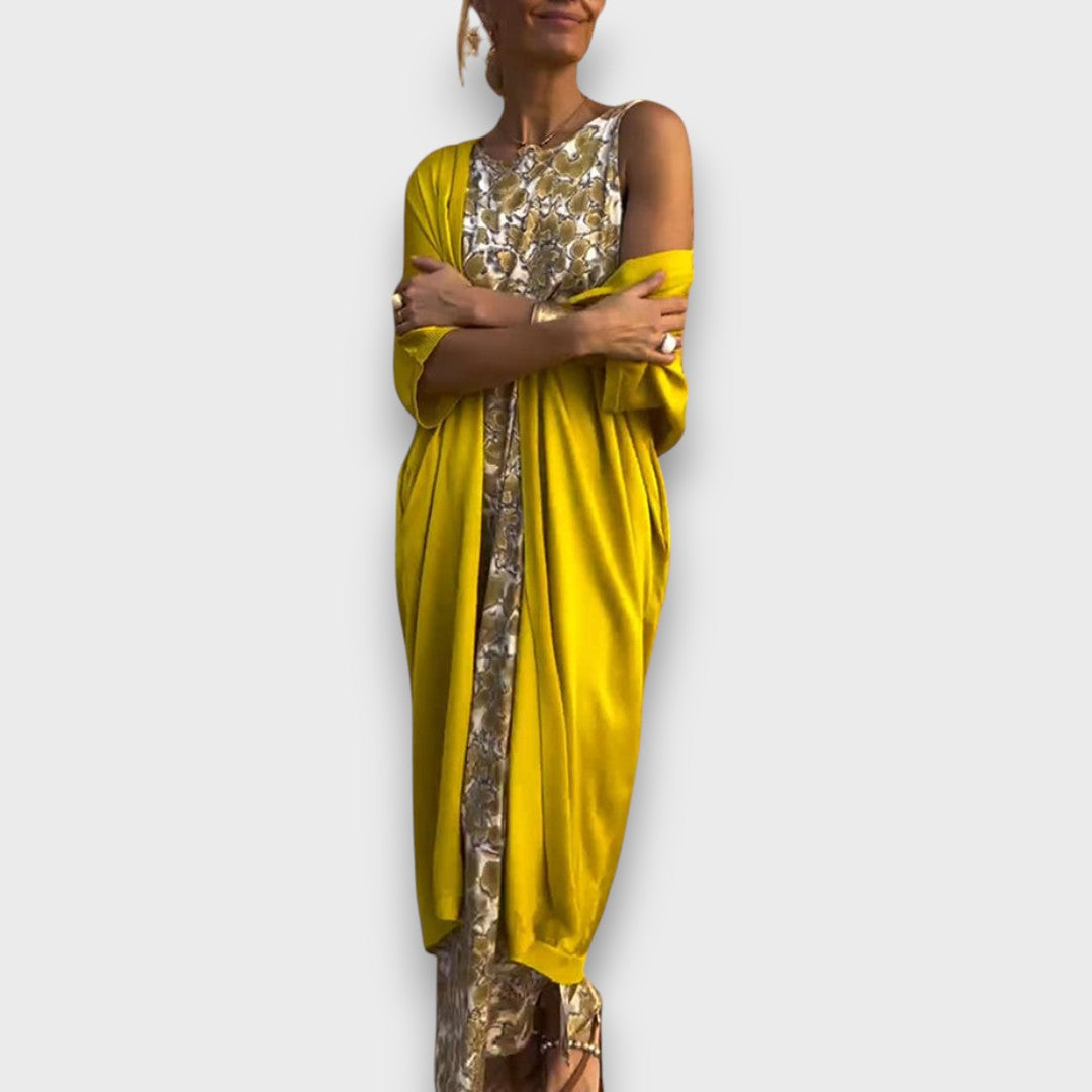 Melan – Elegantes Zweiteiler-Set mit fließender Silhouette