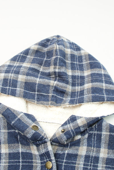 Kariertes mit Kapuze | Flauschige Wärme | Casual Stil