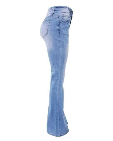 Avelena | Denim-Hose mit Hoher Taille