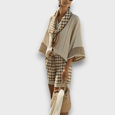 Verina – Zweiteiler mit Karomuster und Urlaubscharme