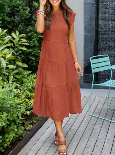 Ravelle – Stilvolles Midikleid mit Stufen