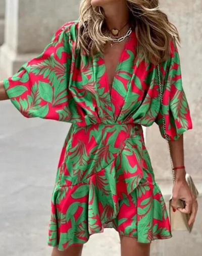 Sivra – Wunderschönes Boho-Wickelkleid