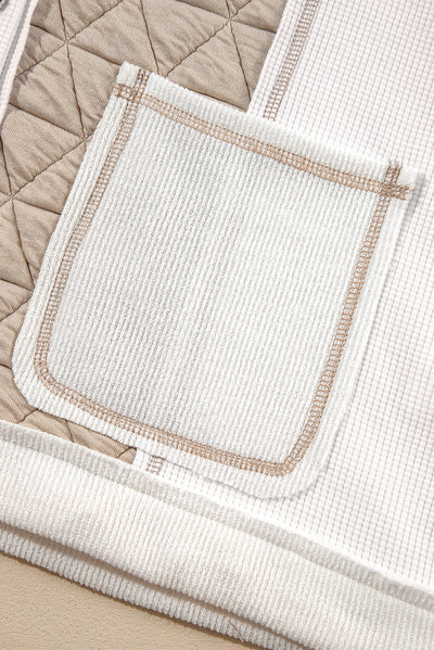 Gesteppte Kapuzenjacke | Leichte Textur | Lässiger Komfort