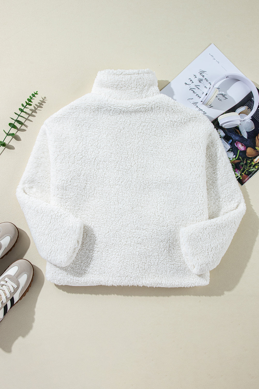 Teddy-Kurzjacke | Flauschiges Material | Gemütlich & Modern