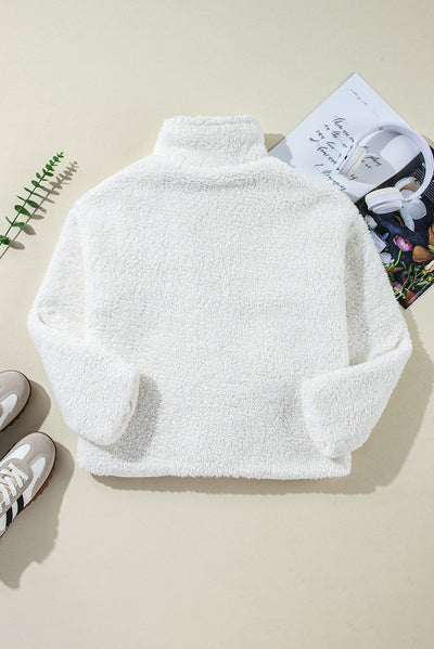 Teddy-Kurzjacke | Flauschiges Material | Gemütlich & Modern