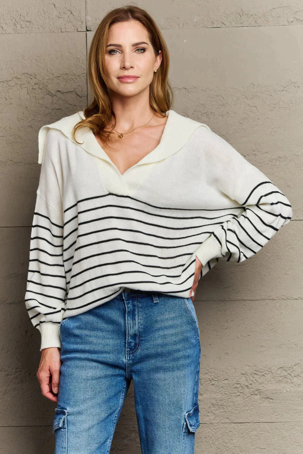 Avelena | Eleganter Vintage-Strickpullover für Damen