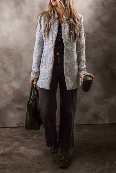 Eleganter Blazer im Fischgrätenmuster | Klassisch & Vielseitig | Herbst-Look