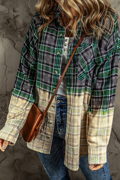 Karierte Oversized-Hemdjacke | Lässiger Komfort | Modernes Design
