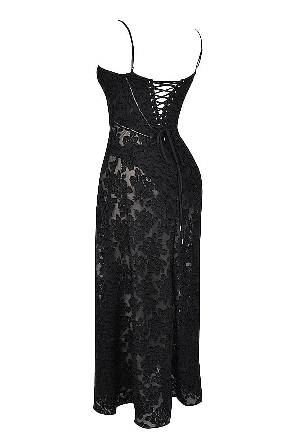 Avelena | Offene Rücken Kleid