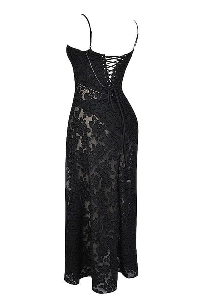 Avelena | Offene Rücken Kleid