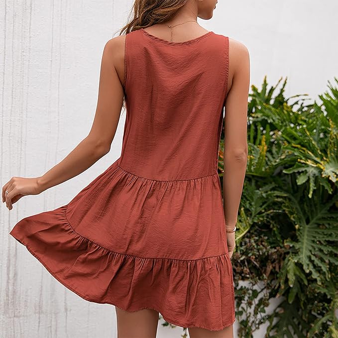 Nymeria – Schickes ärmelloses Minikleid