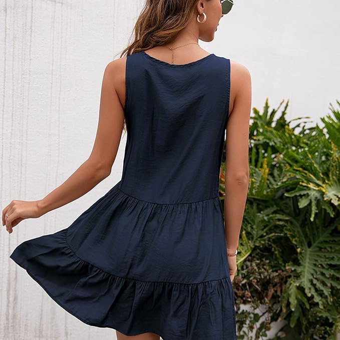 Nymeria – Schickes ärmelloses Minikleid