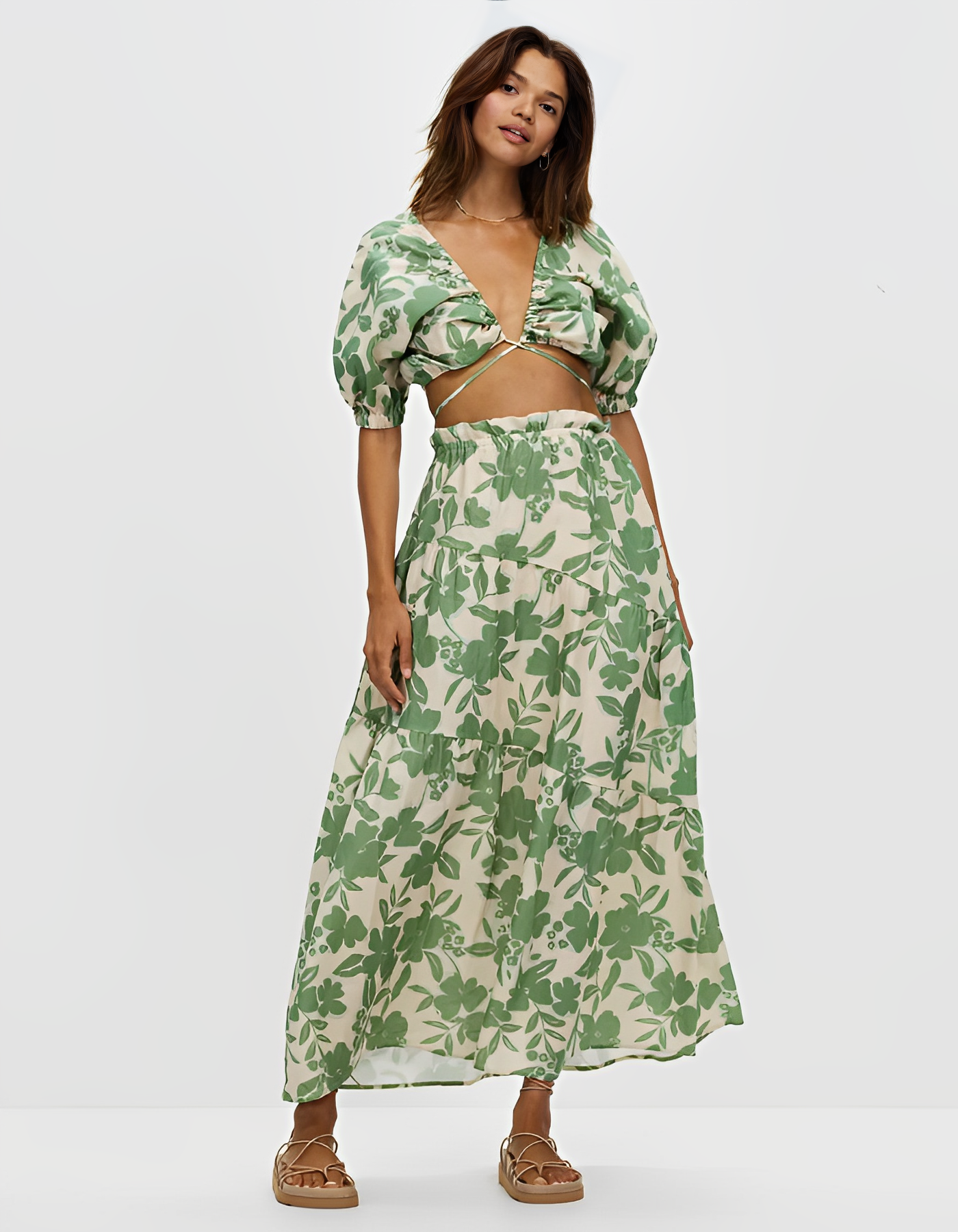 Avelena | Sonnenkleid und Kurze Bluse für Frauen