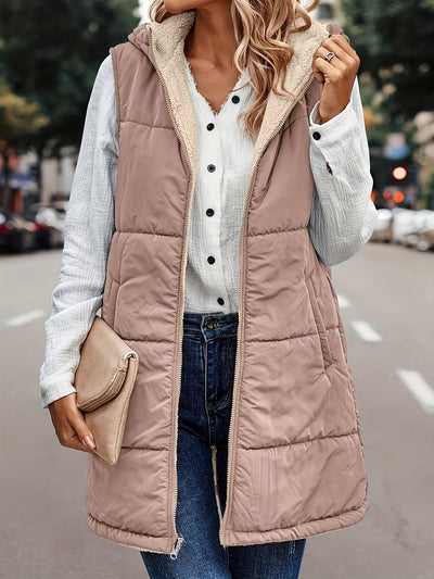 Avelena | Warme Kapuzenweste Jacke