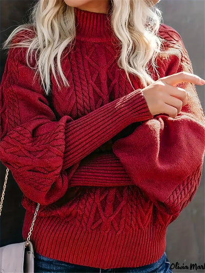 Tinsley – Lässiger Langarm Strickpullover