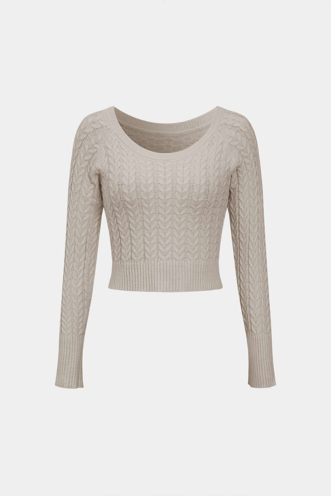 Thea | Strick-Zweiteiler-Set mit Zopfmuster & figurbetontem Schnitt