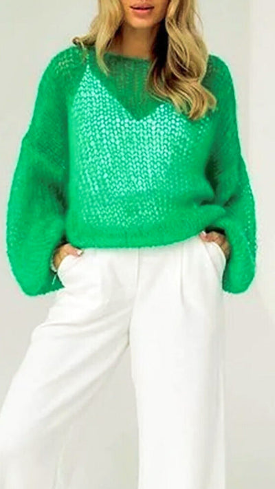 Avelena | Transparenter Pullover