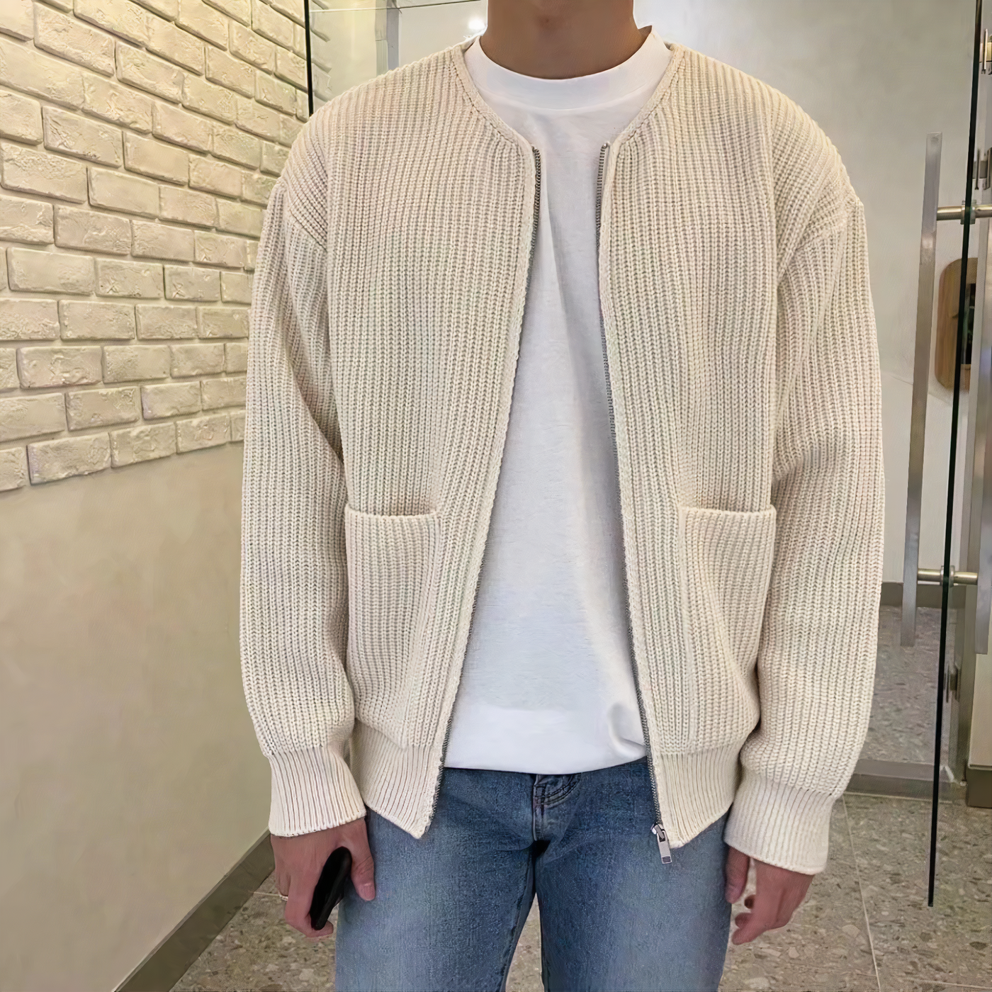 Avelena | Modische Strickjacke für Männer