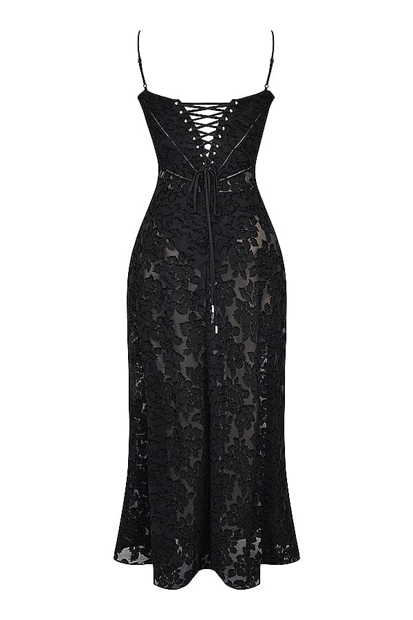 Avelena | Offene Rücken Kleid