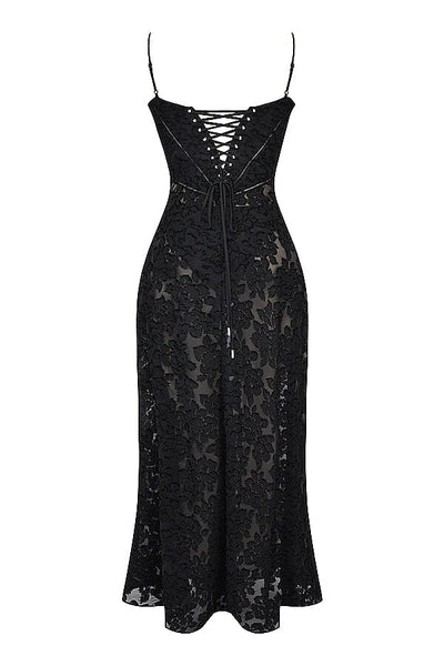Avelena | Offene Rücken Kleid