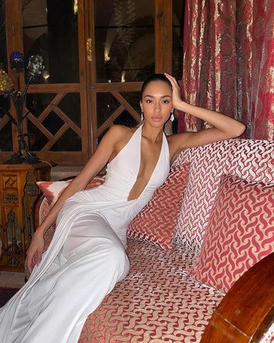 ALTHEA – Maxikleid aus Cupro