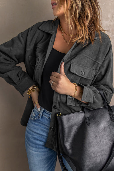 Kuschelige Hemdjacke aus Fleece | Minimalistisch & Gemütlich | Everyday Chic
