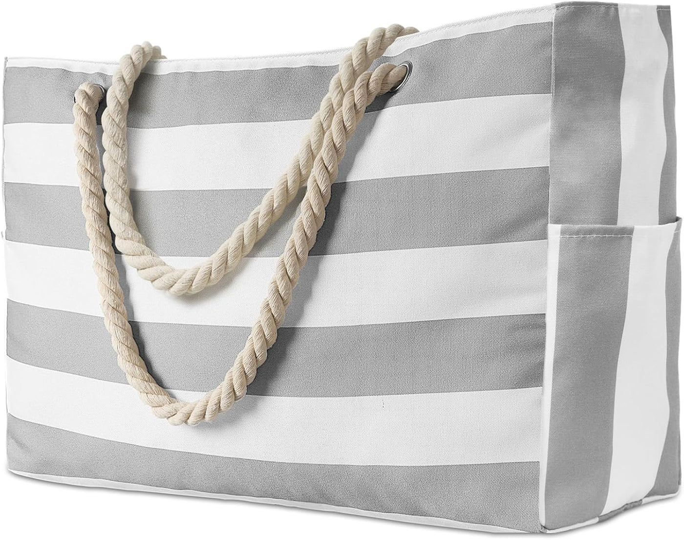 KüstenTrag Strandtäsch für d'Famili – Gross wasserfesti Tote mit sichere Reissverschluss