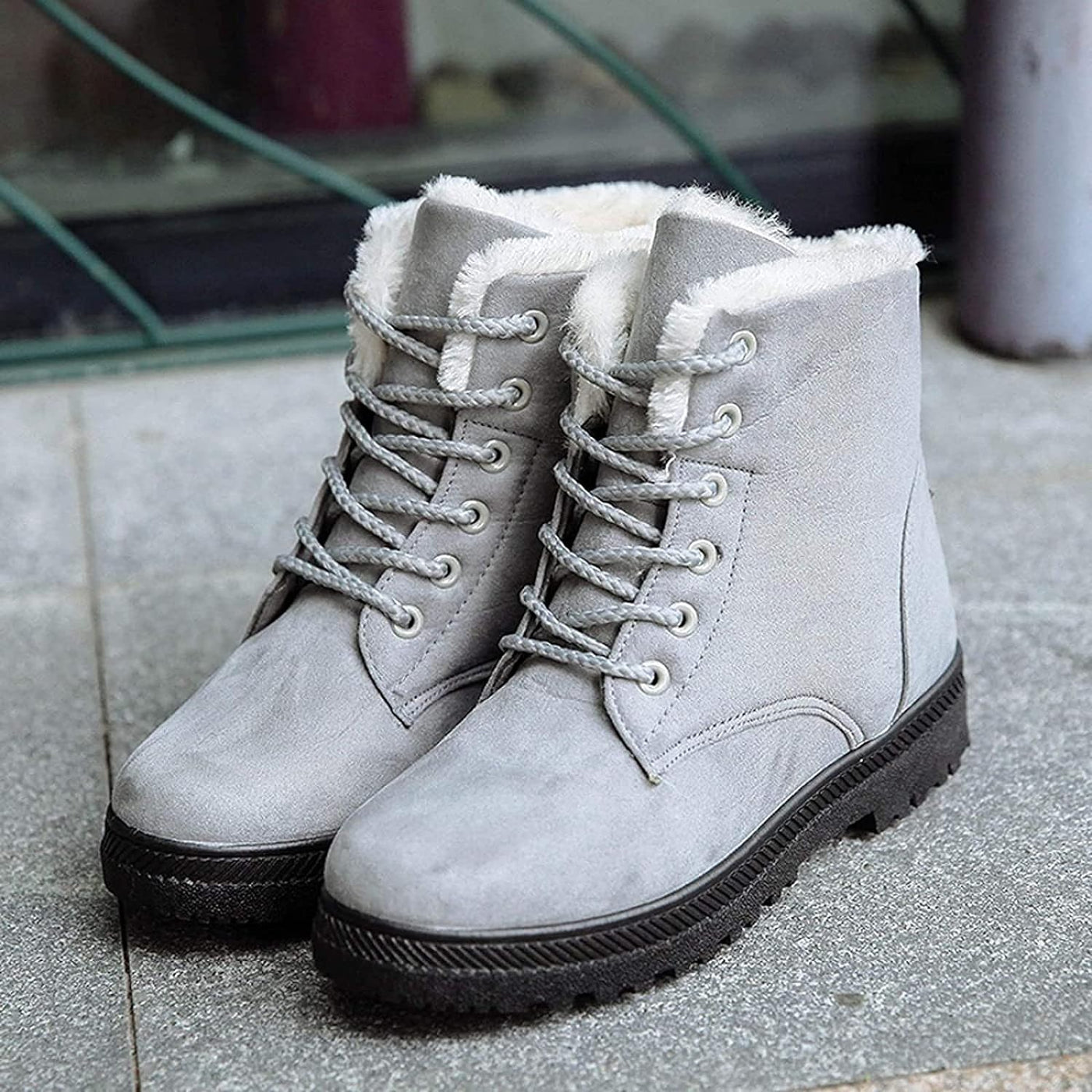 Avelena | Rutschfeste Schneestiefel Zum Schnüren