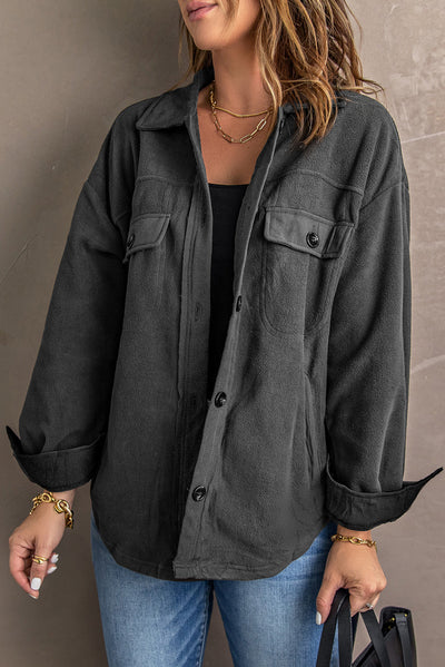 Kuschelige Hemdjacke aus Fleece | Minimalistisch & Gemütlich | Everyday Chic