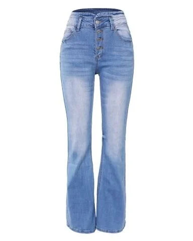 Avelena | Denim-Hose mit Hoher Taille