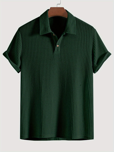 Herren Klassisches Strukturiertes Poloshirt | Bequem & Vielseitig | Smarter Casual-Look