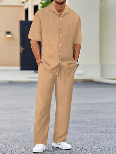 Evarion – Das herrenset mit hemd und hose für stilvolle sommerlooks 2025