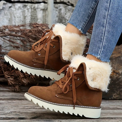 Avelena | Damen Einfarbige Kurzstiefel