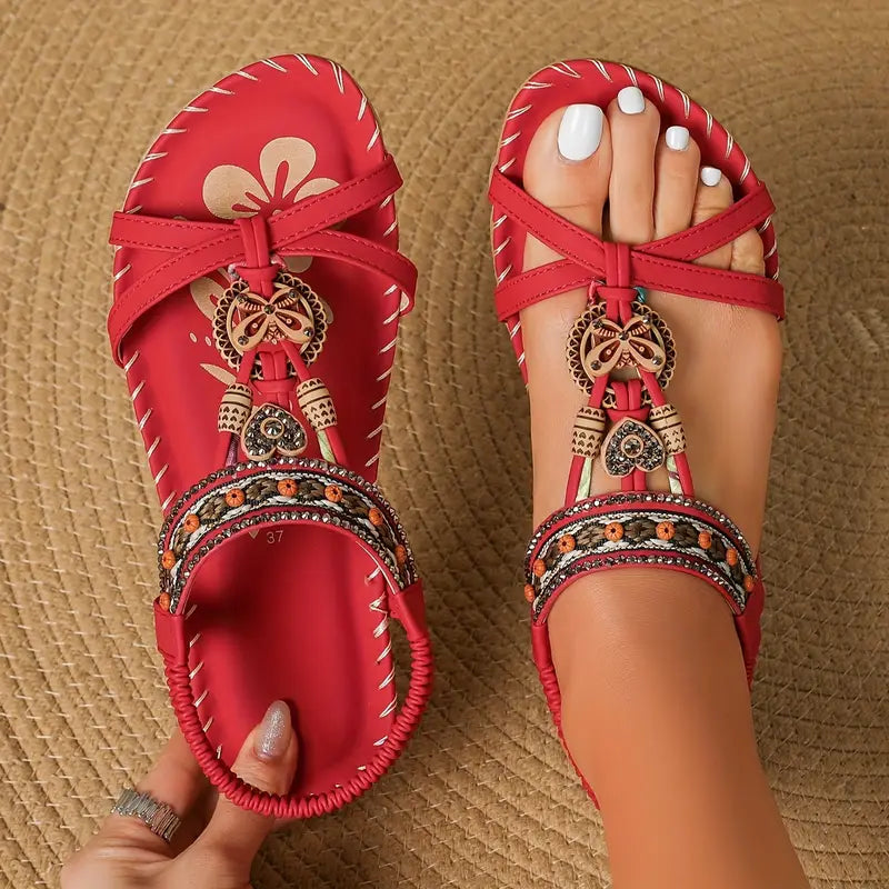 Kiona – Stilvolle Sandalen im Tribal-Stil