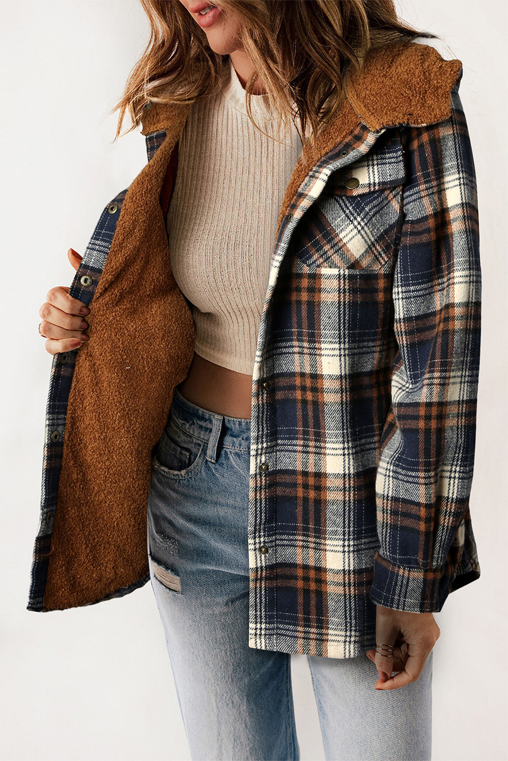 Kariertes mit Kapuze | Flauschige Wärme | Casual Stil
