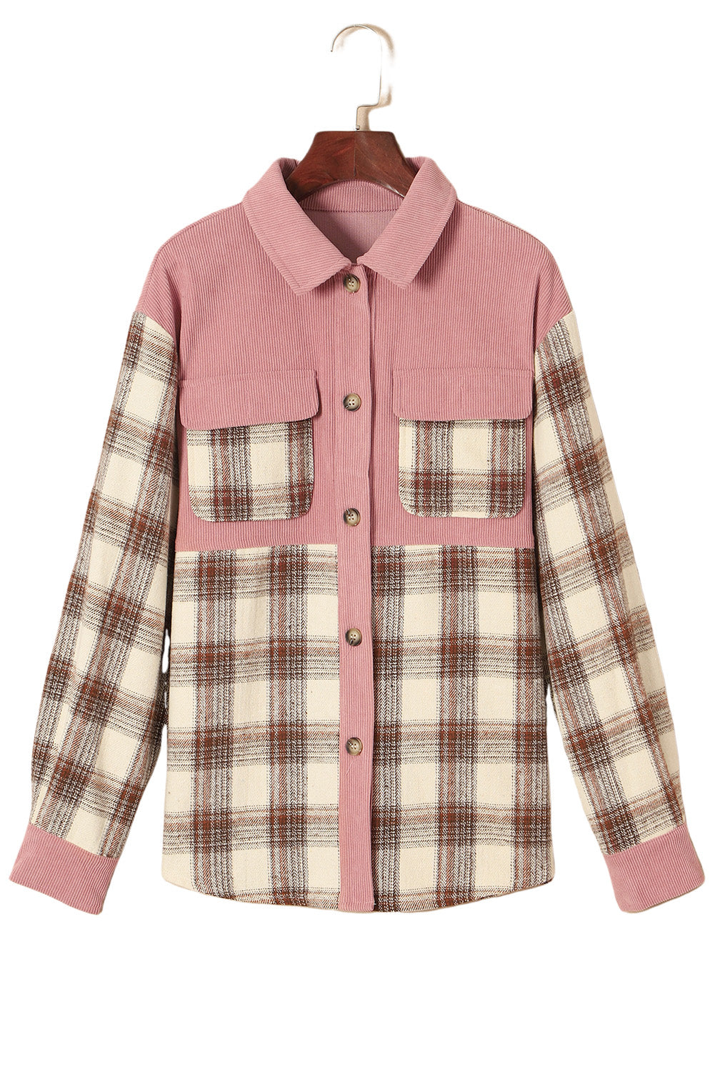 Cord-Hemdjacke mit Karomuster | Weicher Komfort | Lässiger Stil