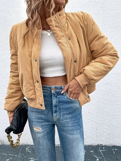 Avelena | Lässige Warme Jacke mit Langen Ärmeln