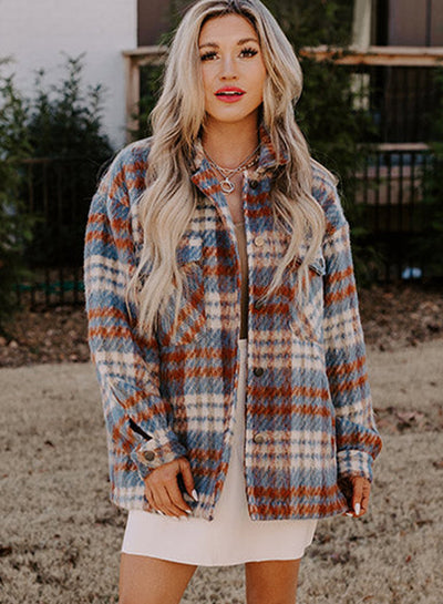 Karierte Hemdjacke aus Fleece | Rustikal & Warm | Winter-Essential
