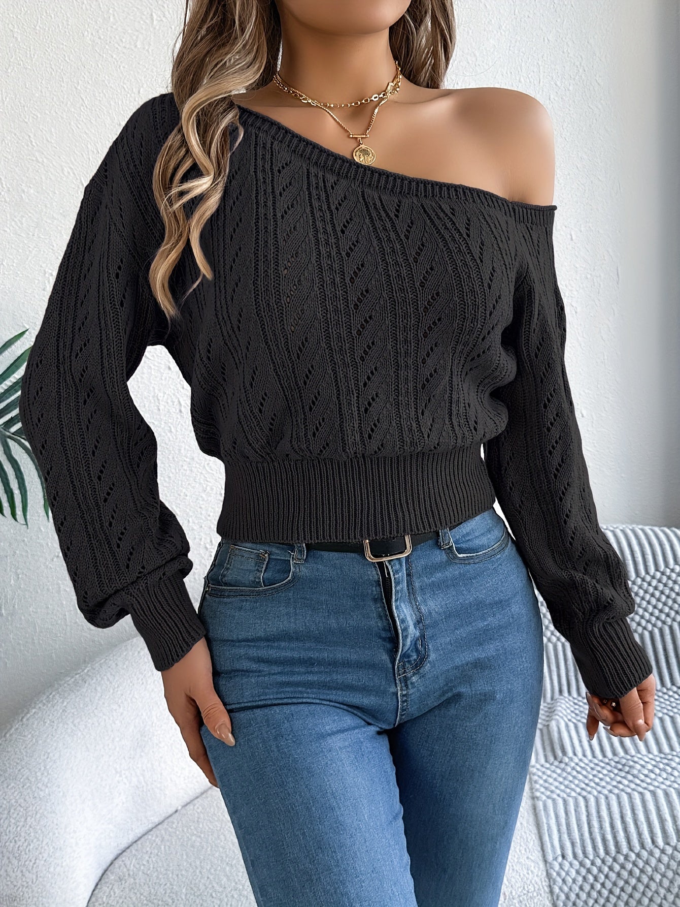 Strickpullover | Feminines Design | Weicher Tragekomfort
