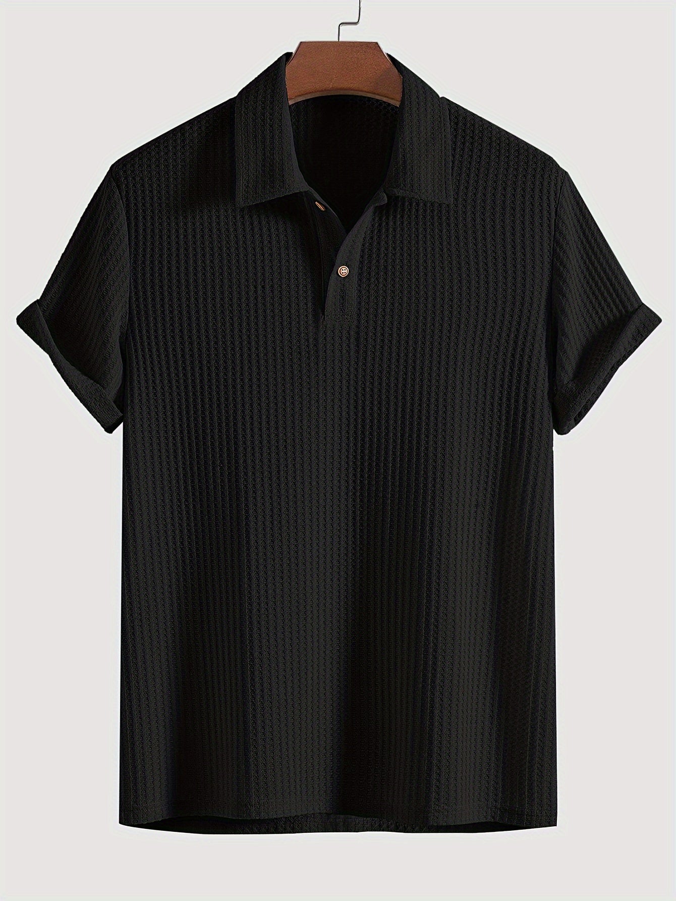 Herren Klassisches Strukturiertes Poloshirt | Bequem & Vielseitig | Smarter Casual-Look