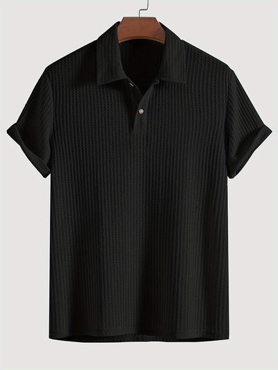 Herren Klassisches Strukturiertes Poloshirt | Bequem & Vielseitig | Smarter Casual-Look