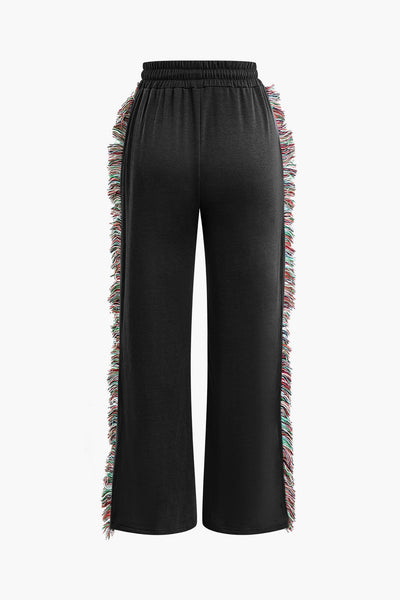 Jade | Freizeit-Set mit Fransen-Details