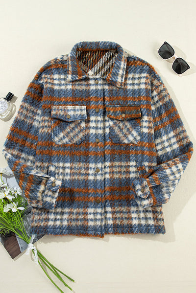 Karierte Hemdjacke aus Fleece | Rustikal & Warm | Winter-Essential